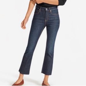 Everlane high rise kick crop Jean